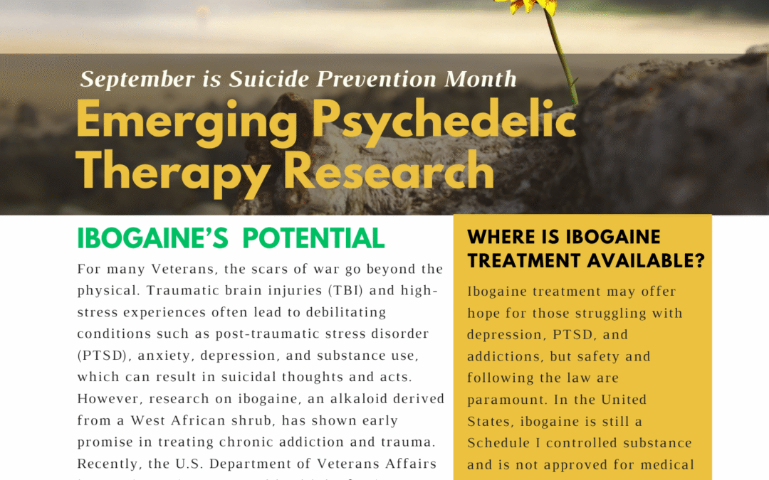 Emerging Psychedelic Therapy Research: Ibogaine’s  Potential