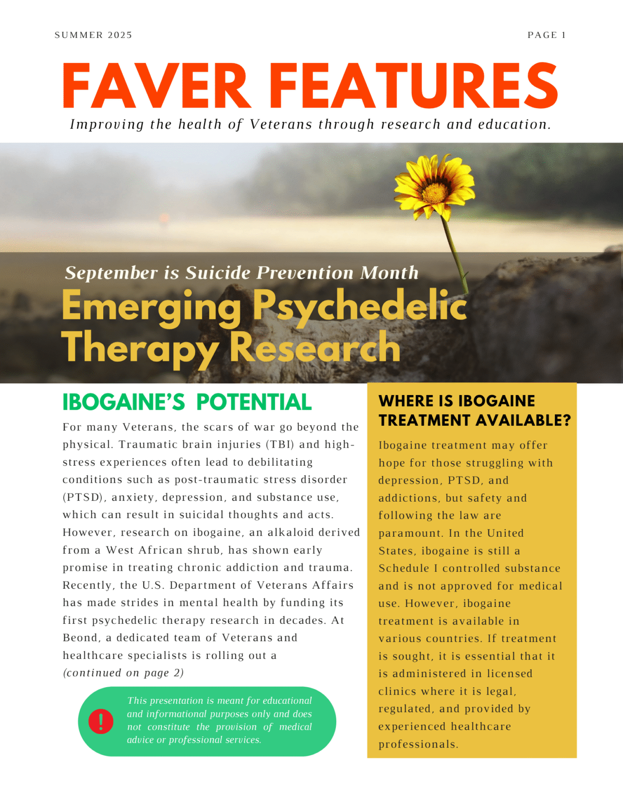 FAVER | A Foundation Established to Advance VA Research and Education
